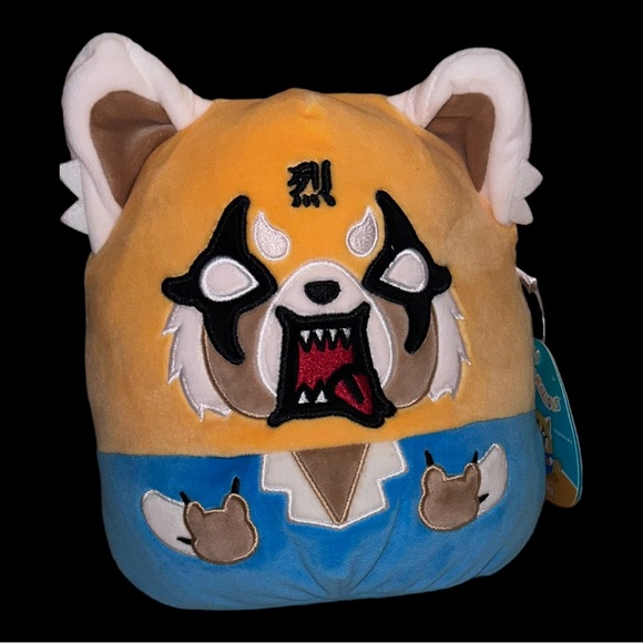 Sanrio Aggretsuko with Rage Expression 8-in Squishmallows **defect** - Picture 3 of 5